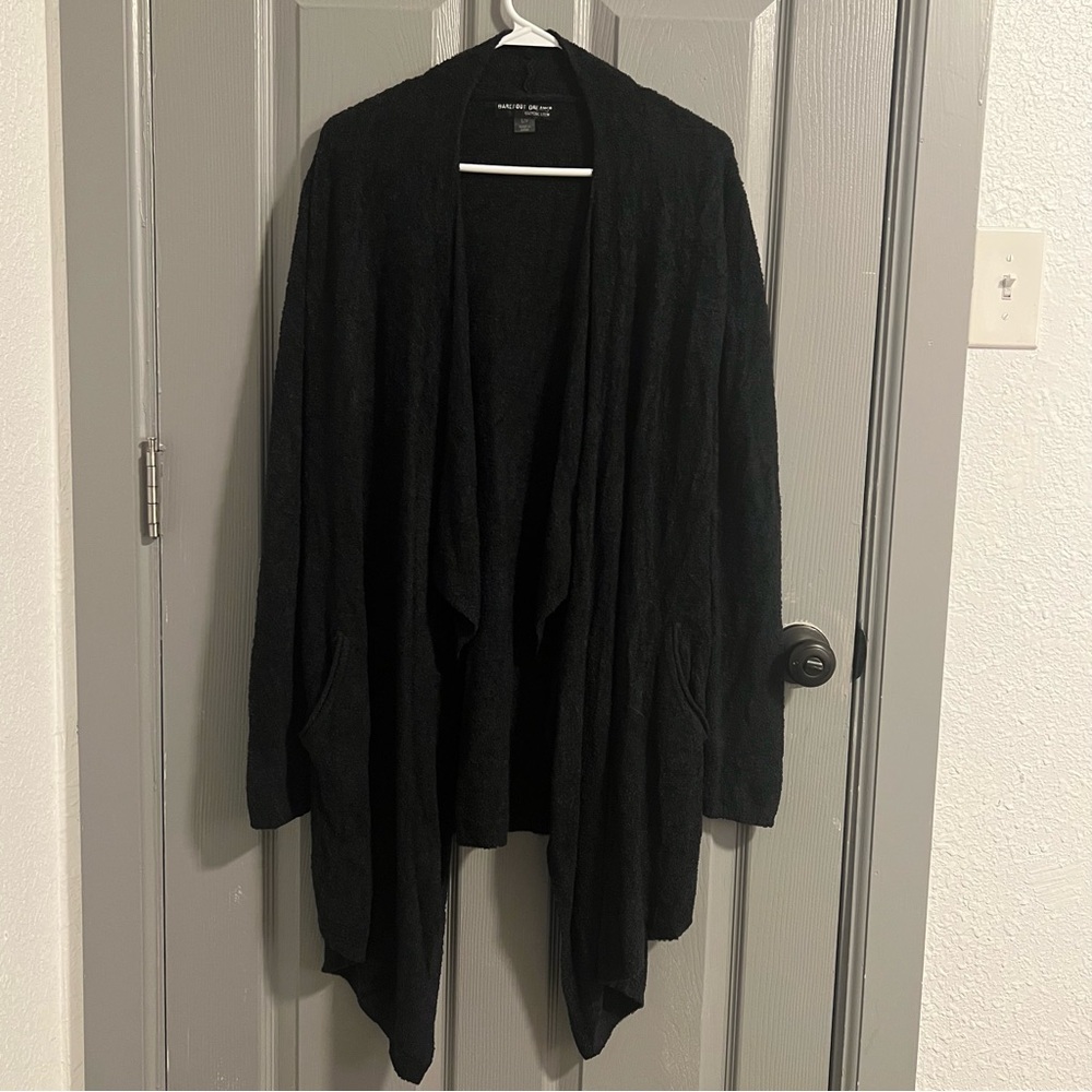 Barefoot Dreams Dark Navy Open Front Cardigan